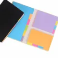 Ensemble de notes adhésives bloc-notes professionnel multicolore onglets d'index - Format moyen