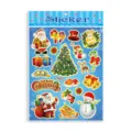 Pegatinas navideñas lindo Papá Noel muñeco de nieve árbol ventanas impermeables etiquetas - 19*24cm / OHC-113