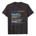 Ανδρικό casual κοντομάνικο t-shirt με τύπωμα πατέρα, άνετο καθημερινό βαμβακερό τοπ. - S / Tops / Γκρι Μελανζέ
