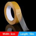 Cinta adhesiva de doble cara de tela 3cm x 10m cinta fuerte para alfombras y decoración - Ancho 3 cm * Largo 10 m
