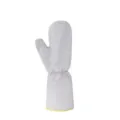 Stainless steel wire mesh dishwashing glove, lengthened kitchen cleaning glove for heavy scrubbing. - 1 Piece / Silver Gray
