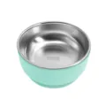 Stainless steel child insulation bowl mint green anti-scald bowl toddler tableware sku - Stainless Steel Small Bowl / Mint Green