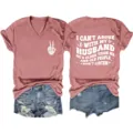 Casual V-neck short sleeve T-shirt with funny back graphic and front skeleton hand print. - S / Tops / Rose Gold (White Graphic)