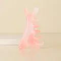 Rosa Delfin Gua Sha Gesichtsmassagekamm, Kopfhaut Meridian Schaber, 1 Stk 10x6cm. - 1 Stück/Packung / Rosa