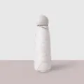 Mini parapluie de poche pliant en cinq plis, protection UV couleur blanc clair de lune. - Blanc Clair de Lune