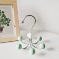 360 degree rotating multi claw clothes hook, green ball storage organizer hook for home. - Six-Claw Hook / 1 Piece/Pack / Green