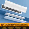 Universal central air conditioner wind deflector adjustable anti direct blow cover - Widened Style Within 42cm*30cm (Universal Top Hanging Type)