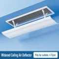 Central air conditioner wind deflector anti direct blow cooling air vent cover 70cm universal - Top Air Outlet Model [Vent Length within 72cm]