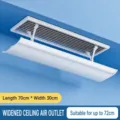 Deflecteur de vent climatiseur central anti-soufflage direct couvercle universel 70cm - Style élargi inférieur à 72 cm * 30 cm (Type à suspension supérieure universel)
