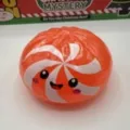 Christmas peppermint shape stress relief squishy toy, fun decompression cute face design. - 8.5cm / Candy Cane Style