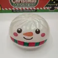 Christmas snowman stress relief bun toy, glitter soft cute sensory kneading toy for kids adults. - 8.5cm / Snowman