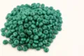Green spacer beads detail for DIY jewelry making, charm bracelets, and craft design. - 4*8mm / Green