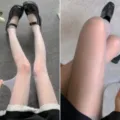 Collant termici traslucidi felpati da donna, calze invernali elastiche e calde. - Taglia unica / Confezione da 2 / Bianco + Grigio