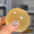 Handmade DIY stress relief ball clear sensory toy for relaxation and anxiety relief - Handmade Coconut Oil Sphere / 1 Piece/Pack / Multicolor