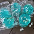 Transparent blue ocean seashell stress relief ball handmade DIY toy sku variant display - Ocean Shell / Regular / Blue