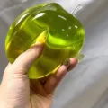 Green transparent apple shaped stress relief toy hand squeezed decompression toy item - Green Tea Apple / 130.00g / Green