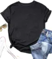 Maglietta a maniche corte nera tinta unita classica top casual di tutti i giorni comoda - Taglia S / Top / grigio canapa scuro