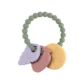 Braccialetto massaggiagengive in silicone per neonati con pendenti di frutta, sicuro e morbido. - Stile Frutta