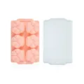 Silicone paw mold for baby food and jelly, 6-cavity pink baking tray with secure lid. - Cat Paw Mold with Lid / Pink