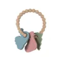 Anello da dentizione per neonati in silicone giocattolo molare sicuro colorato 1pz - Stile di Natale