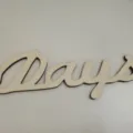Mooie Houten Days letter fotografie rekwisiet voor baby verjaardag feest wanddecoratie. - Houten Letter Days