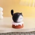 Niedliche schwarze Katze Drehfigur Stressabbau Spielzeug, perfektes Geschenk für Freunde. - Schwarze Katze-Kreiselspielzeug