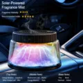 Difusor de aromaterapia para coche solar, perfume de coche con aroma a bosque de nieve. - Energía Solar / Bosque de niebla y nieve