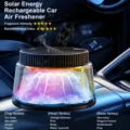 Solar powered car aromatherapy diffuser, long lasting fragrance auto air freshener for vehicle interior. - Solar Powered / Top of the Snow Mountain
