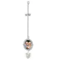 Graduation tassel charm 2026 custom photo pendant memorial gift for graduate students - Heart / Single Frame / Silver
