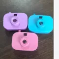 Kinder Projektionskamera Spielzeug Set in Lila Blau Rosa für Mädchen Hauptansicht Geschenk. - bunt