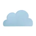 Silicone cloud placemat for kids, cute baby dining table mat, heat-resistant kitchen dish pad. - Light Blue