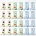 Creative cute flower boot shaped ceramic coffee mug, lovely novelty footwear tea cup set. - Set of 24 / Mixed Colors