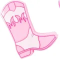 Pink cowboy boot shape food bag sealing clip plastic kitchen tool cute snack saver - Pink Boots Star