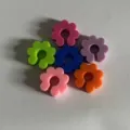 Segnapunti per Bicchieri da Vino in Silicone a Fiore Colorati Set per Feste - Fiore