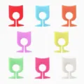Segnapunti colorati per bicchieri da vino in silicone, ciondoli ideali per feste. - Stile Classico