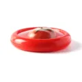 Red silicone film food preservation box for mini fridge vegetable and fruit storage container - 12.5x12.5x2.5cm / Red