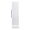 LED computer screen side message board, white acrylic erasable memo board, USB powered. - Right Side / White