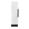 LED glowing computer screen side message board erasable USB desktop memo note board - Left Side / Black
