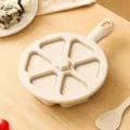 Stampo per polpette di riso triangolare onigiri maker utensile cucina sushi bento box. - Regge un cucchiaio / Beige
