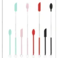 Mini telescopic silicone spatula spoon set, extendable scraper for cosmetics and sauce jars - Spatula+Spoon 8pcs Set / Pink