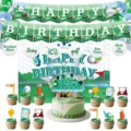 Golf Thema Geburtstag Party Dekoration Set mit Banner Hintergrund Tortenaufsatz Topper. - 5-teiliges Set