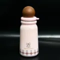 Θερμός από ανοξείδωτο ατσάλι 500ml διπλής πόσης μονωμένο μπουκάλι νερού με χαριτωμένο καπάκι. - 480ml / Κόκκινο