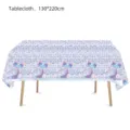 Tovaglia con squame di sirena impermeabile usa e getta decorazione per feste 130x220cm - 130*220CM-Stile 04