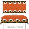 Halloween Tafelkleed Waterdicht Wegwerp Pompoen Spookhuis Feest Tafelblad 137x183cm - Halloween Aluminium Tafelkleed Stijl 01