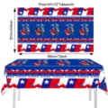Chile Independence Day themed tablecloth, 54x72 inch disposable party table cover decoration. - Chile Tablecloth Style 02 / 54*72inch