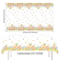 Herbst Erntedank Tischdecke Kürbis Ahornblatt Tisch Abdeckung 274x137cm Party Deko - Ahornblatt Kürbis Tischdecke / 137*274cm
