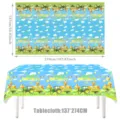 Traktor Party Tischdecke mit Vogelscheuche Geburtstag Druck, wasserdicht Abdeckung. - Tischdecke 1 STK