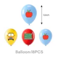 Rückkehr zur Schule Party Luftballons 12 Zoll dekorative Latexballons Set 18 Stk - Ballons 18Stk - Schulanfang