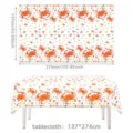 Tovaglia usa e getta rettangolare impermeabile con tema granchio estivo per festa 137x274cm - Tovaglia (137*274cm)