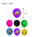 18 Stk 12 Zoll Retro 80er Jahre Thema Party Ballons Rollschuh Kopfhörer bedruckte Ballons - Ballon